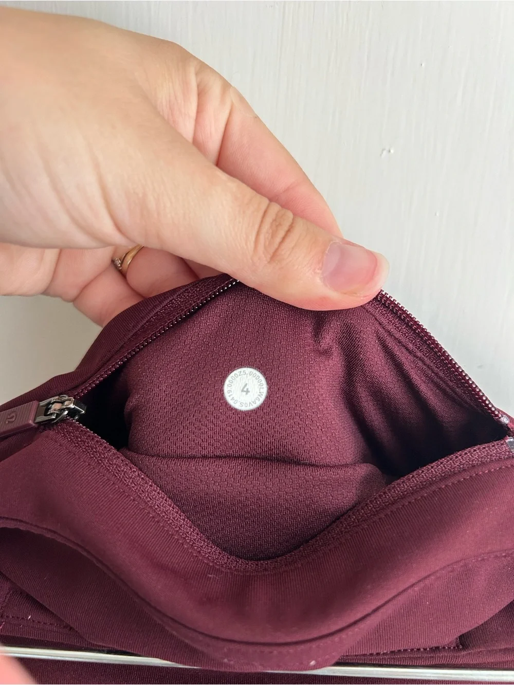 Lululemon Pace Rival Crop Size 4 Dark Adobe